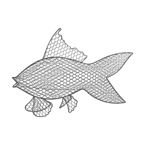 Sterling Wire Fish Wall Decor - All
