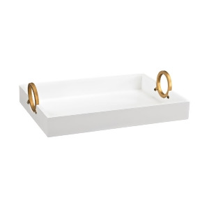 Sterling Kline Gold And White Tray - All