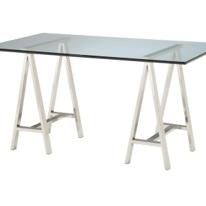 Sterling Architects Table Base In Polished Nickel - All