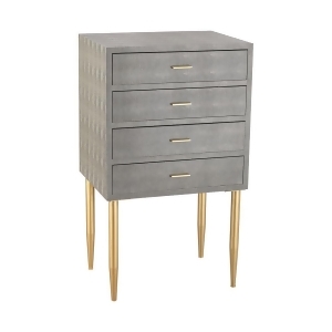 Sterling Elm Point 3-Drawer Chest - All