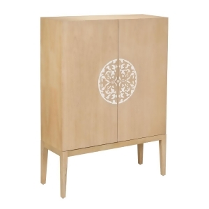 Sterling 2 Door Cabinet With Resin Accents - All