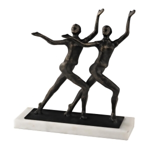 Sterling Chorus Line Sculpture With White Marble Base - All