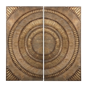 Sterling Abstract Metal Wall Panels Set of 2 - All