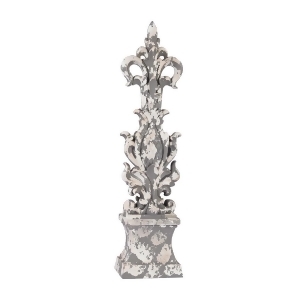 Sterling Aged Plaster Scroll Finial - All