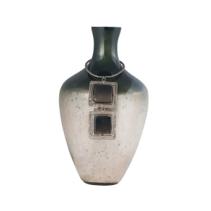 Sterling Vase Kairos 14-Inch Glass Vase In Slate - All