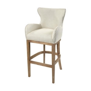 Sterling Roxie Cream Linen Bar chair - All