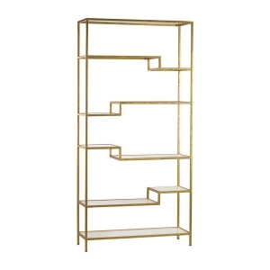 Sterling Gold And Mirrored Shelving unit - All