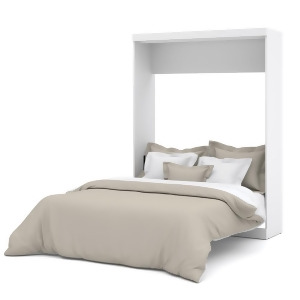 Bestar Nebula Queen Wall Bed in White - All
