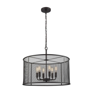 Thomas Williamsport 6 Light Chandelier In Oil Rubbed Bronze - All