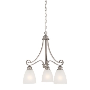 Thomas Haven Chandelier Satin Pewter 3X100w 120 - All