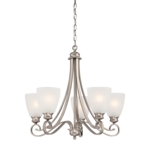 Thomas Haven Chandelier Satin Pewter 5X100w 120 - All