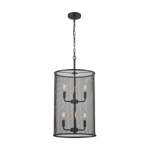 Thomas Williamsport 6 Light Chandelier In Oil Rubbed Bronze - All