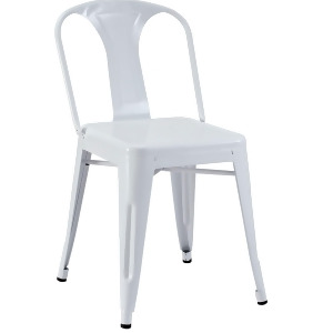 Modway Reception Dining Side Chair in White - All