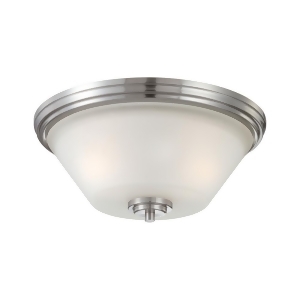 Thomas Pittman Ceiling Lamp Brushed Nickel 2X60 - All