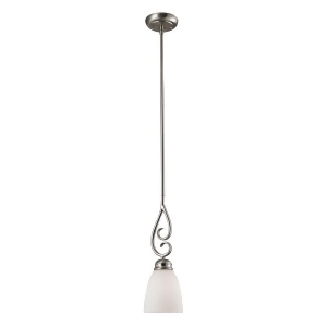 Thomas Chatham 1 Light Pendant In Brushed Nickel - All