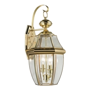 Thomas Ashford 2 Light Outdoor Wall Sconce In Antique Brass - All