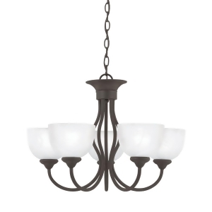 Thomas Tahoe Chandelier Painted Bronze 5X100w - All
