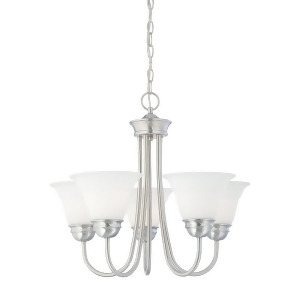 Thomas Bella Chandelier Brushed Nickel 5X100w - All