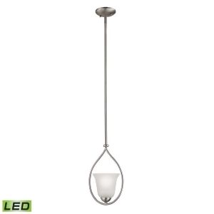 Thomas Conway 1 Light Led Pendant In Brushed Nickel - All