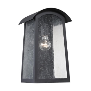 Thomas Prince Street 1 Light Outdoor Wall Sconce In Matte Black - All