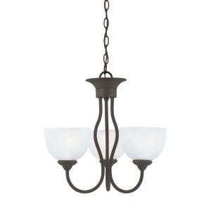 Thomas Tahoe Chandelier Painted Bronze 3X100w - All