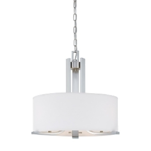 Thomas Pendenza Chandelier Brushed Nickel 3X60 - All