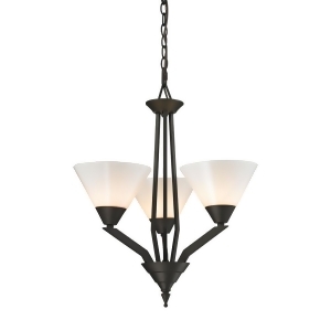 Thomas Tribecca 3 Light Chandelier In Oil Rubbed Bronze - All