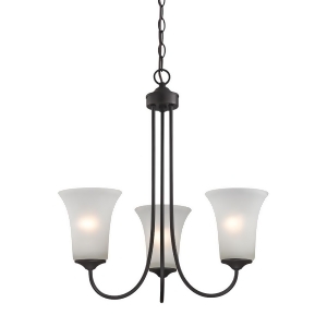 Thomas Charleston 3 Light Chandelier In Oil Rubbed Bronze - All