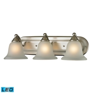 Thomas Shelburne 3 Light Led Vanity In Brushed Nickel - All