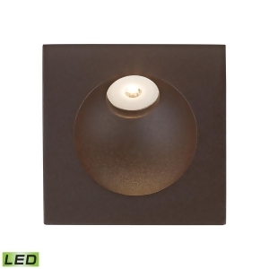 Thomas Zone Led Step Light In Matte Brown - All
