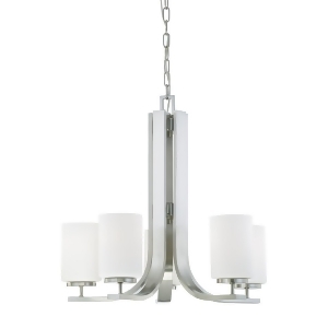 Thomas Pendenza Chandelier Brushed Nickel 5X100 - All