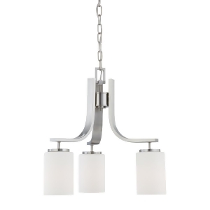 Thomas Pendenza Chandelier Brushed Nickel 3X100 - All