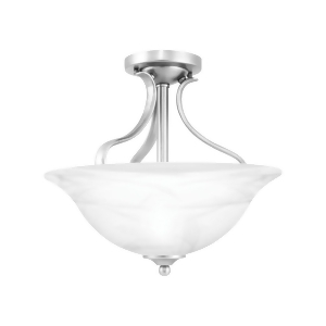 Thomas Prestige Ceiling Lamp Brushed Nickel 2X - All