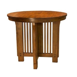 A-america Mission Hill 42 Inch Gather Height Round Pedestal Table in Harvest - All