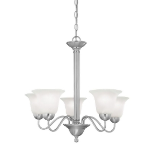 Thomas Riva Chandelier Brushed Nickel 5X100w - All