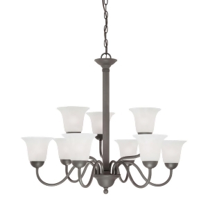 Thomas Riva Chandelier Painted Bronze 9X60w 120 - All