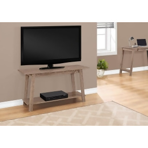 Monarch Specialties 2736 Tv Stand in Dark Taupe - All
