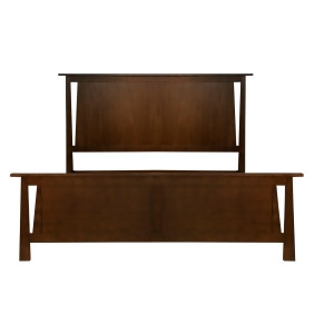 A-america Sodo Panel Bed in Sumatra Brown - All