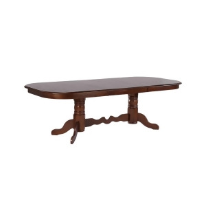 Sunset Trading Double Pedestal Extension Dining Table - All