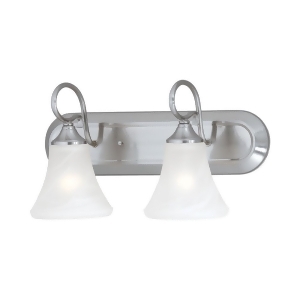Thomas Elipse Wall Lamp Brushed Nickel 2X100w - All