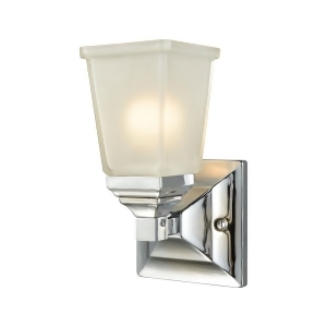 Thomas Sinclair 1 Light Bath In Polished Chrome With Frosted Glass - All