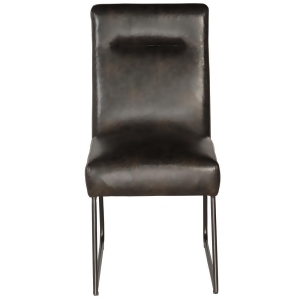 Pulaski Industrial Faux Leather Dining Chair - All