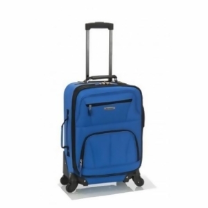 Rockland Blue Pasadena 19 Expandable Spinner Carry On - All