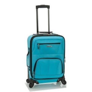 Rockland Turquoise Pasadena 19 Expandable Spinner Carry On - All