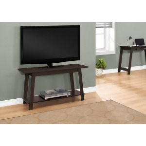 Monarch Specialties 2735 Tv Stand in Cappuccino - All