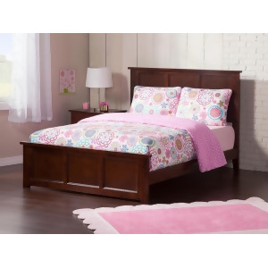 Atlantic Madison Bed w/Matching Footboard in Walnut - All