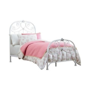 Standard Furniture Lillian Metal Bed in White - All