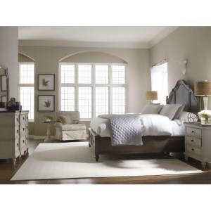 Legacy Brookhaven 4 Piece Panel Bedroom Set w/Storage Footboard in Rustic Dark E - All