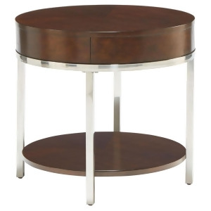 Standard Furniture Mira End Table in Tobacco Brown - All