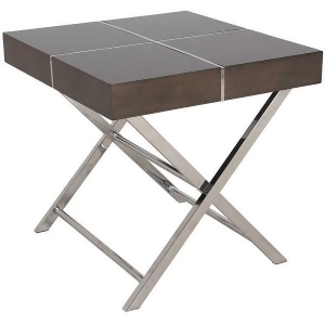 Standard Furniture Ava End Table in Smoky Brown - All